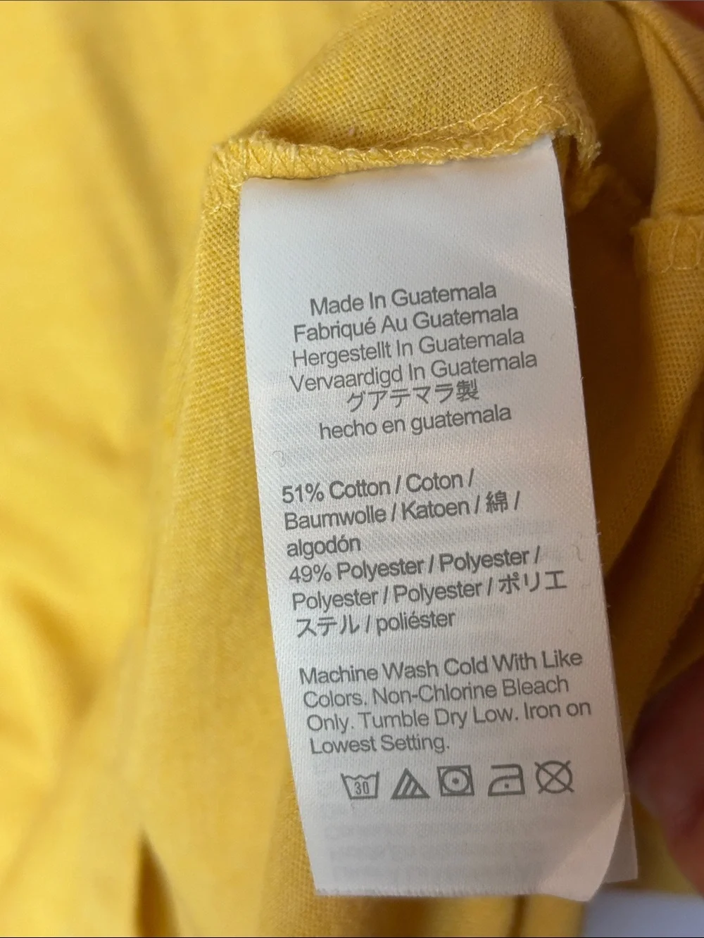 J. Crew Men's Short Sleeve Slim-Washed XL Tee in Mustard
